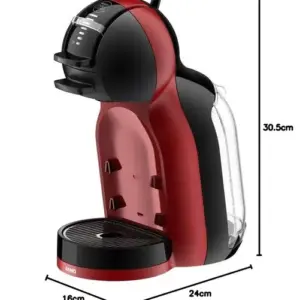 Cafeteira Expresso de Cápsula Arno Dolce Gusto Mini Me Preta e Vermelha 127V