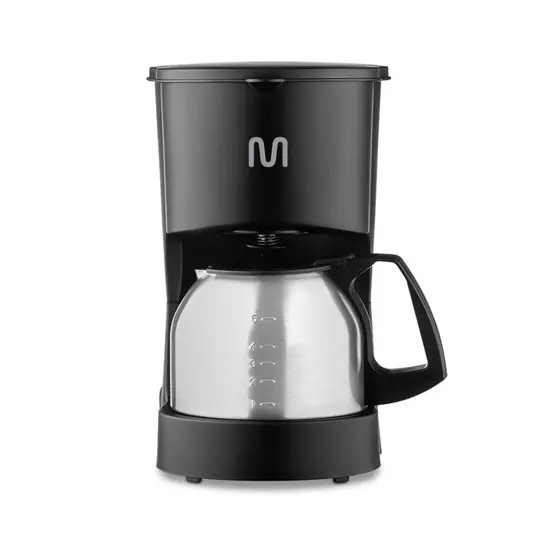 Cafeteira Elétrica de Gotejamento Multilaser 15 Xícaras Jarra Inox com Colher Dosadora 600W 220V BE034