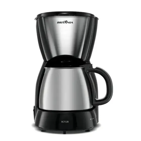 Cafeteira Elétrica de Gotejamento Britânia 30 Xícaras 1.2L 127V BCF32B