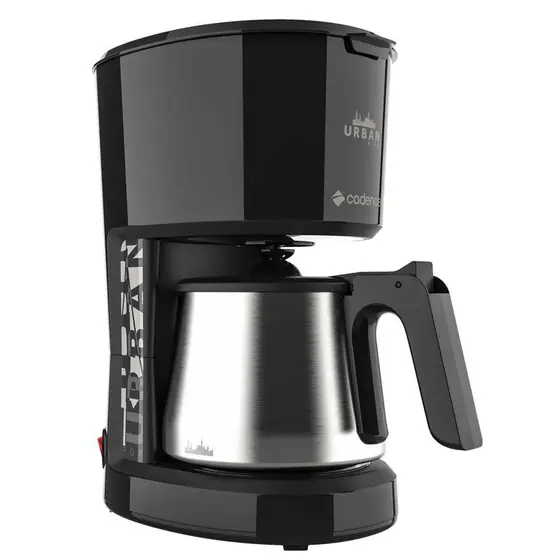 Cafeteira Elétrica de Gotejamento Cadence Urban Pop 30 Xícaras com Jarra Inox 127V CAF810