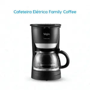Cafeteira Elétrica de Gotejamento Elgin Family Coffee 30 Xícaras Preta 220V
