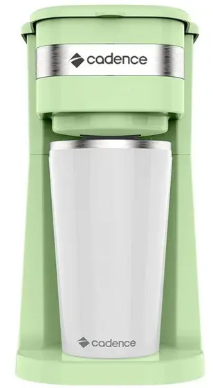 Cafeteira Elétrica Individual Cadence To Go Green Luxx 700W com Copo Térmico 220V