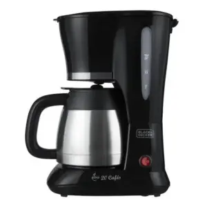 Cafeteira Elétrica de Gotejamento Black+Decker Coffee Time 20 Cafés Jarra Inox 750W CM200I