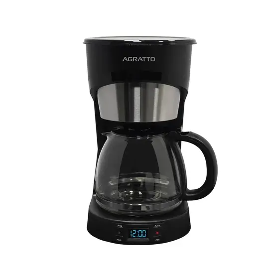 Cafeteira Elétrica de Gotejamento Agratto Aroma Caffe 38 Xícaras 1,5L Preta 220V ACFT01-02