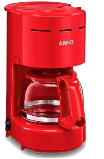 Cafeteira Elétrica de Gotejamento Arno Luxx Red 12 Xícaras 650W 127V