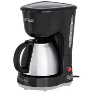 Cafeteira Elétrica de Gotejamento Black+Decker 18 Cafés com Jarra em Inox