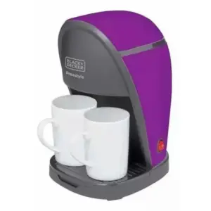 Cafeteira Elétrica Individual Black+Decker Freestyle 2 Xícaras Roxa 127V CM02