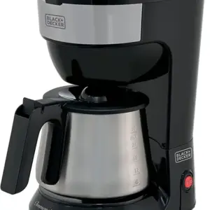 Cafeteira Elétrica de Gotejamento Black+Decker 38 Cafés Jarra em Inox CM38-BR
