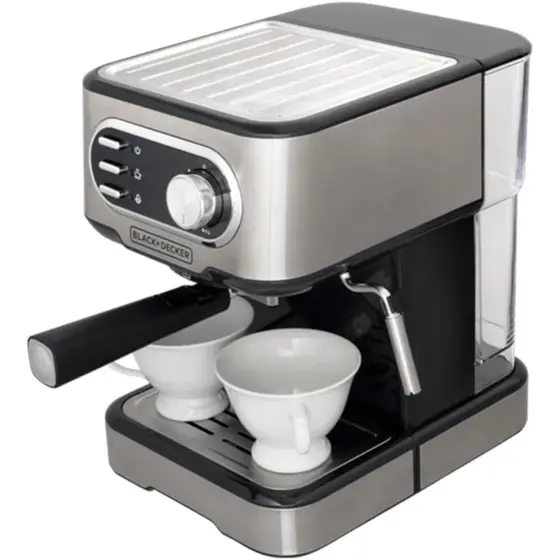 Cafeteira Elétrica Expresso Black+Decker Compatível com Cápsulas Nespresso e Dolce Gusto CE1100G-B