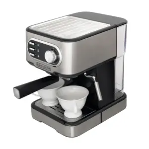 Cafeteira Elétrica Expresso Black+Decker Gourmand Multifunções Preta 127V CE1100G-BR