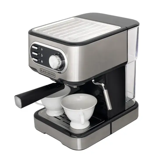 Cafeteira Elétrica Expresso Black+Decker Gourmand Multifunções Preta 127V CE1100G-BR