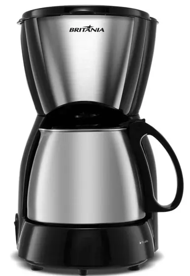 Cafeteira Elétrica de Gotejamento Britânia 32 Xícaras Jarra Inox 800W 220V