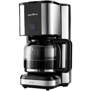 Cafeteira Elétrica de Gotejamento Britânia 30 Xícaras Prata e Preta BCF30I