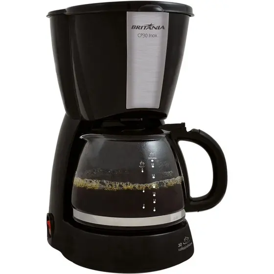 Cafeteira Elétrica de Gotejamento Britânia 30 Xícaras 1,2 Litros CP30
