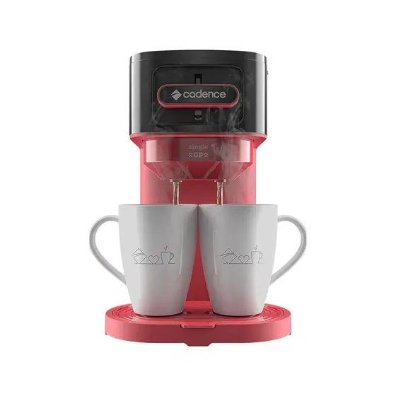 Cafeteira Elétrica Individual Cadence Vermelha e Preta 220V CAF230