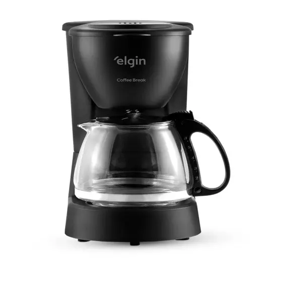 Cafeteira Elétrica de Gotejamento Elgin Coffee Break 15 Xícaras Preta 127V