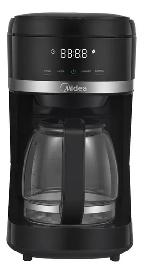Cafeteira Elétrica de Gotejamento Midea Digital 37 Xícaras 1,5L Preta