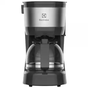 Cafeteira Elétrica de Gotejamento Electrolux 30 Cafés Preta e Inox 750W 110V