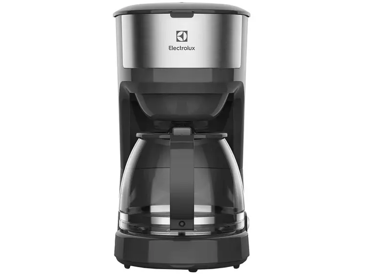 Cafeteira Elétrica de Gotejamento Electrolux Efficient 30 Cafés Preta e Inox ECM20