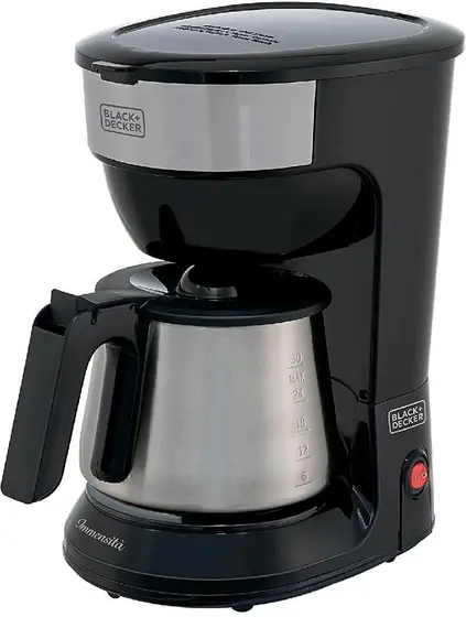 Cafeteira Elétrica de Gotejamento Black+Decker 38 Xícaras Inox 127V
