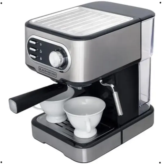 Cafeteira Elétrica Expresso Black+Decker Gourmand 2 Xícaras 1100W 220V