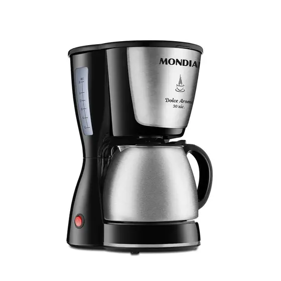 Cafeteira Elétrica de Gotejamento Mondial Dolce Arome 30 Xícaras Inox