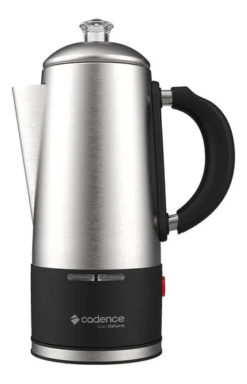 Cafeteira Elétrica de Percolação Cadence Italiana 1,5 Litros Inox 110V CAF120