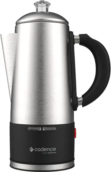 Cafeteira Elétrica de Percolação Cadence Italiana 1,5 Litros Inox 220V CAF120