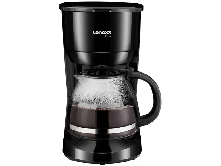 Cafeteira Elétrica de Gotejamento Lenoxx Easy 18 Cafés Preta PCA018