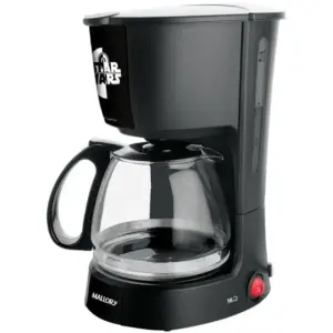 Cafeteira Elétrica de Gotejamento Mallory Star Wars 16 Cafés Preta