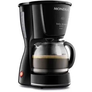 Cafeteira Elétrica de Gotejamento Mondial Dolce Arome Black 18 Cafés Preta C-30-18X-FB