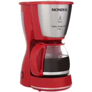 Cafeteira Elétrica de Gotejamento Mondial Dolce Arome 18 Xícaras Vermelha