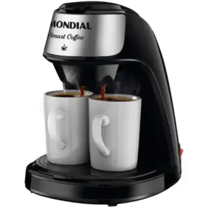 Cafeteira Elétrica Individual Mondial Smart Coffee 2 Cafés Preta C-42-2X-BI