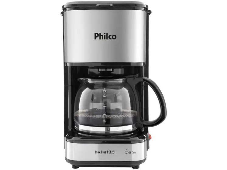Cafeteira Elétrica de Gotejamento Philco Inox Plus 20 Cafés PCF25I