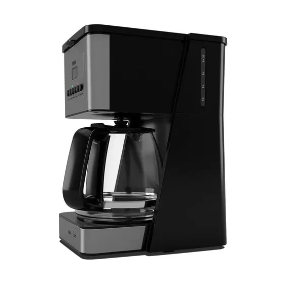 Cafeteira Elétrica de Gotejamento Philco Programável 1,6L Preta e Inox PCFD40-1