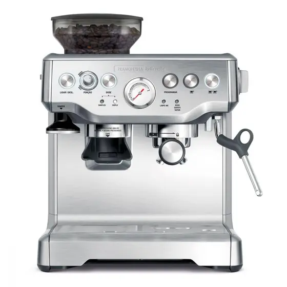 Cafeteira Expresso Automática Tramontina Breville Aço Inox com Moedor 220V