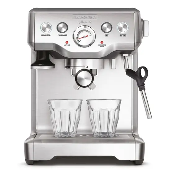 Cafeteira Expresso Tramontina by Breville Express Aço Inox 1.8L