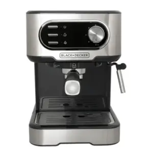 Cafeteira Elétrica Expresso Black+Decker Gourmand Gris 2 em 1 220V