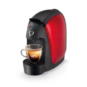 Cafeteira Expresso de Cápsula Três Corações Luna Automática Vermelha Cafeteira Expresso de Cápsula Três Corações Luna Automática Vermelha