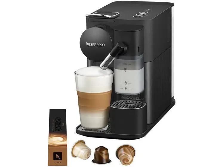 Cafeteira Expresso de Cápsula Nespresso Lattissima One Preto