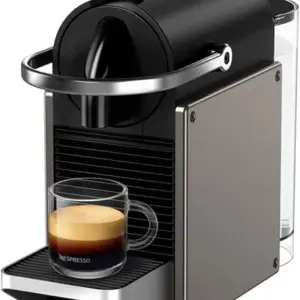 Cafeteira Expresso de Cápsula Nespresso Pixie Redesign Titânio 220V