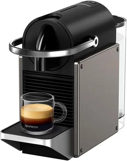 Cafeteira Expresso de Cápsula Nespresso Pixie Redesign Titânio 220V