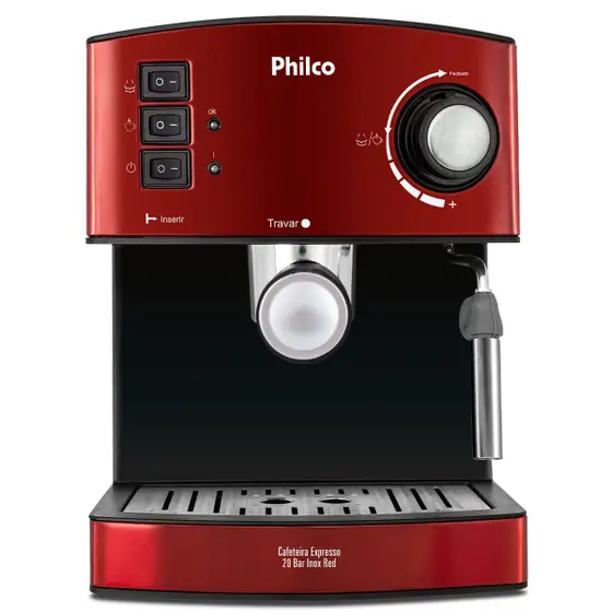 Cafeteira Expresso Philco 20 Bar Inox Red PCF24