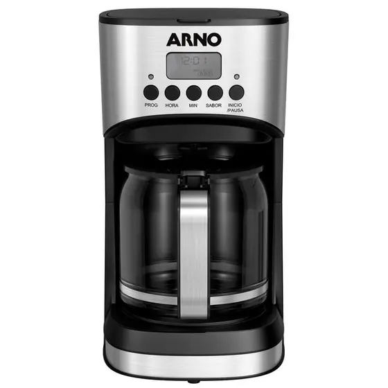 Cafeteira Elétrica de Gotejamento Arno New Element Digital 44 Xícaras 1,8L 127V