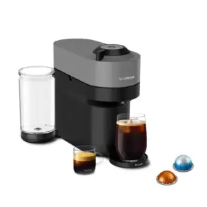 Cafeteira Expresso de Cápsula Nespresso by Breville Vertuo POP+ Cinza Escuro