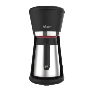 Cafeteira Elétrica de Gotejamento Oster Black 0,7L com Jarra Térmica Inox OCAF400