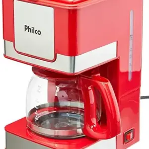 Cafeteira Elétrica de Gotejamento Philco 15 Cafés Red Inox 550W 220V