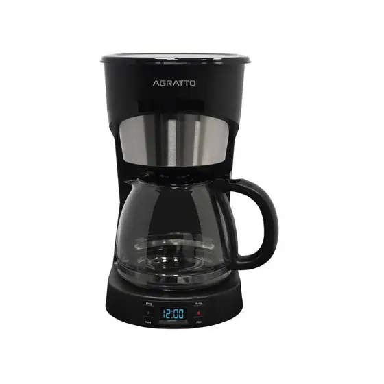 Cafeteira Elétrica de Gotejamento Agratto Aroma Programável 1,5 Litros Preta 800W 127V