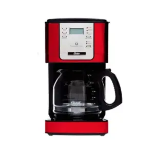 Cafeteira Elétrica de Gotejamento Oster Digital Programável Vermelha 127V