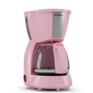 Cafeteira Elétrica de Gotejamento Britânia 15 Xícaras Inox Rosa 550W BCF15